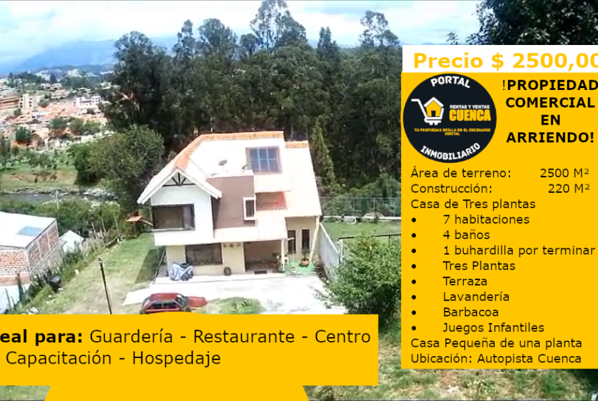 Arriendo de propiedad comercial