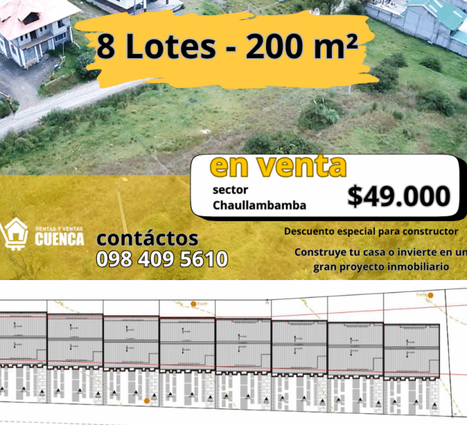 Venta de Terreno en Cuenca