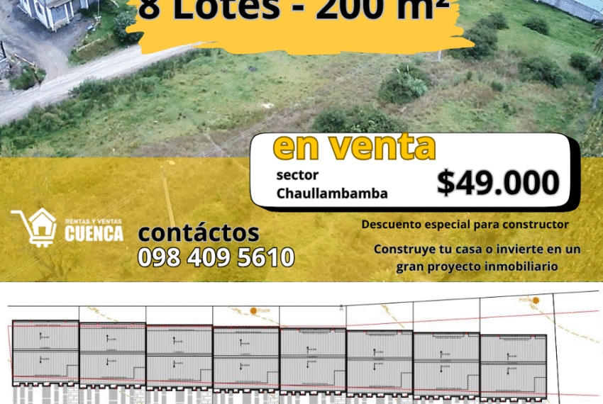 Venta de Terreno en Cuenca