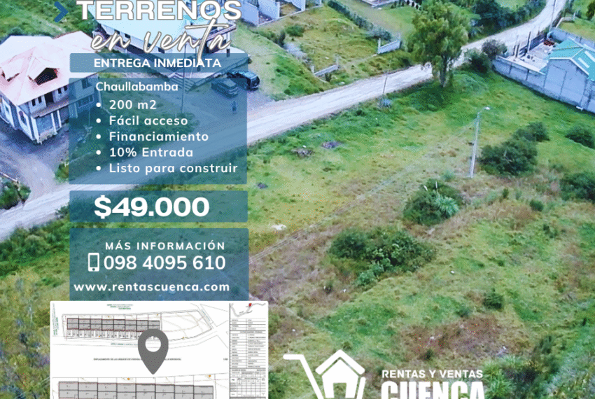 Venta de Terreno en Cuenca