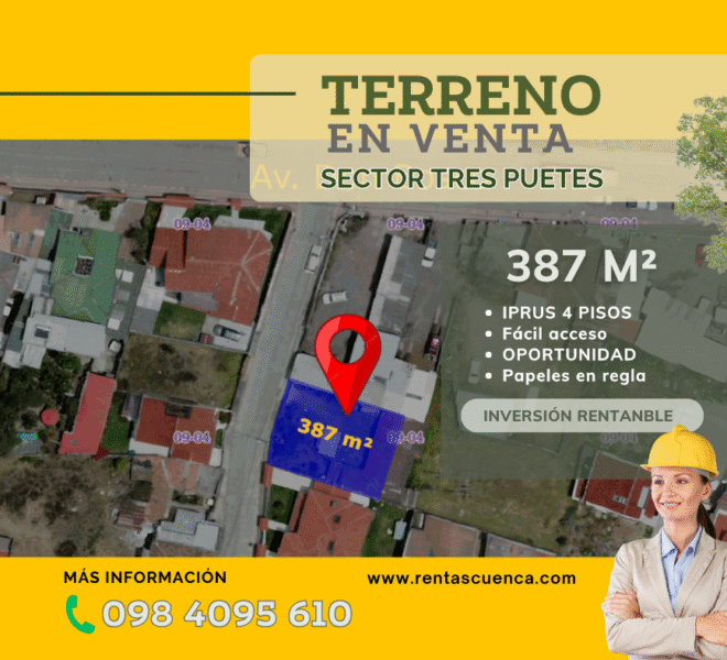 Terreno en Venta Sector Tres Puentes