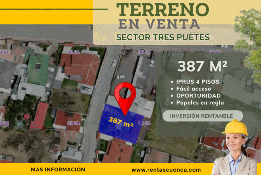 Terreno en Venta Sector Tres Puentes