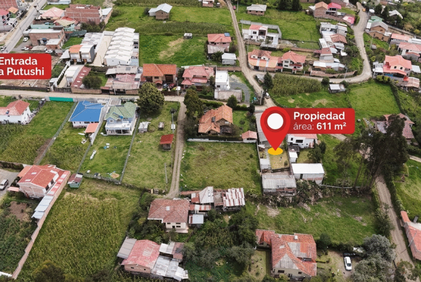 Propiedad con amplio terreno en Putushi