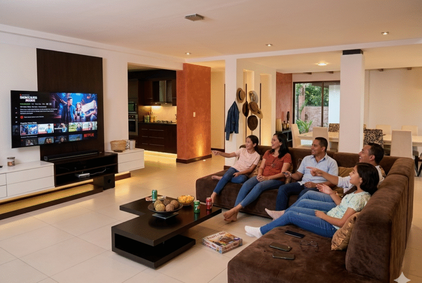 Casa de lujo en Paute con piscina climatizada y área social