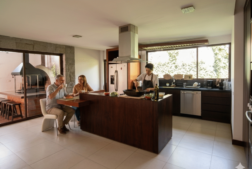 Casa de lujo en Paute con piscina climatizada y área social